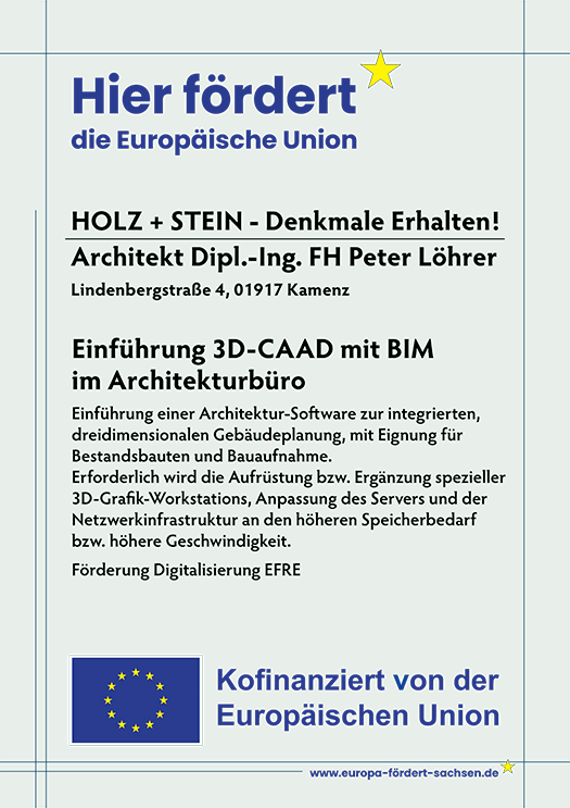 Veröffentlichung Förderung Digitalisierung Architekt Löhrer_Plakat A3