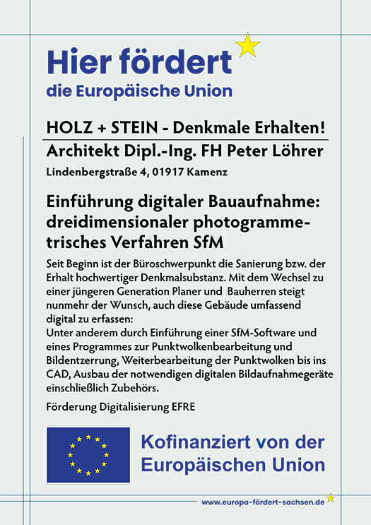 Veröffentlichung Förderung Digitalisierung Architekt Löhrer_Plakat A3